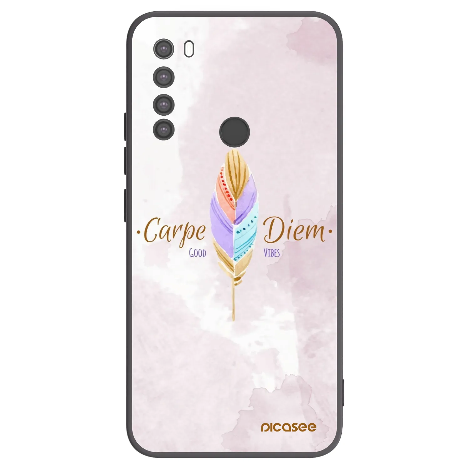 Picasee silikonový černý obal pro Xiaomi Redmi Note 8 - Užívej dne