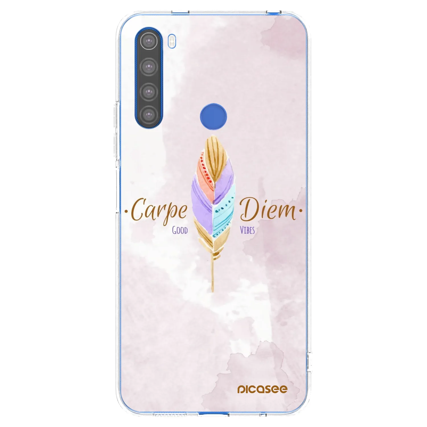 Picasee silikonový průhledný obal pro Xiaomi Redmi Note 8T - Užívej dne