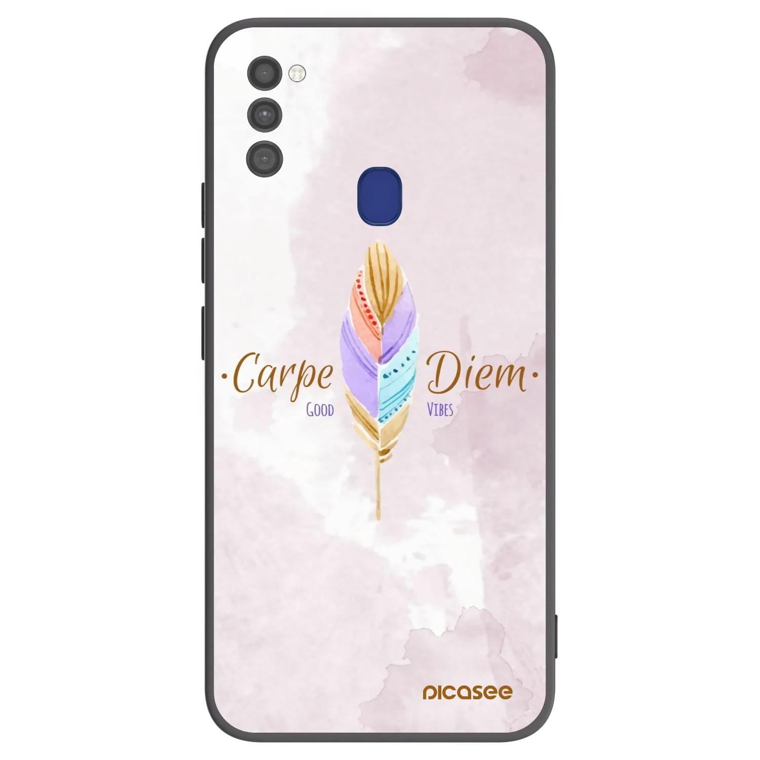 Picasee silikonový černý obal pro Samsung Galaxy M21 M215F - Užívej dne