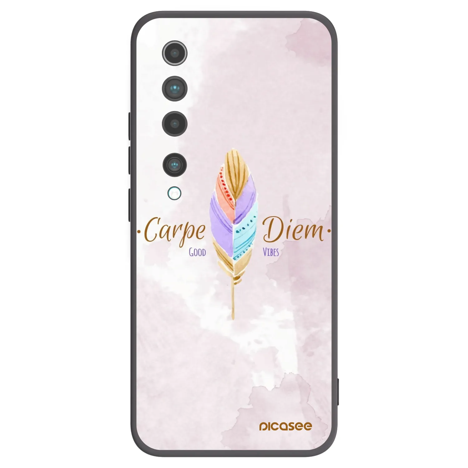 Picasee silikonový černý obal pro Xiaomi Mi 10 - Užívej dne