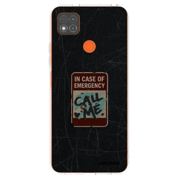 Picasee silikonový průhledný obal pro Xiaomi Redmi 9C - EMERGENCY