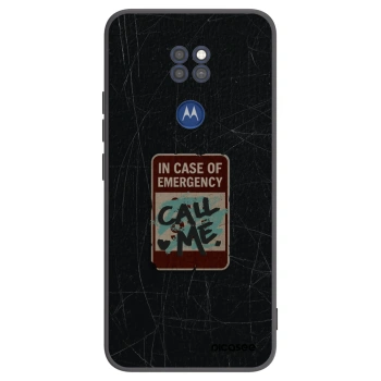 Obal pro Motorola Moto G9 Play - EMERGENCY