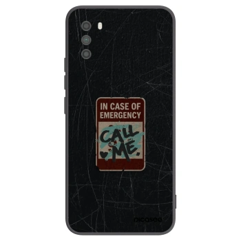 Picasee silikonový černý obal pro Xiaomi Poco M3 - EMERGENCY
