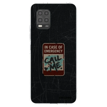 Picasee silikonový průhledný obal pro Xiaomi Mi 10 Lite - EMERGENCY