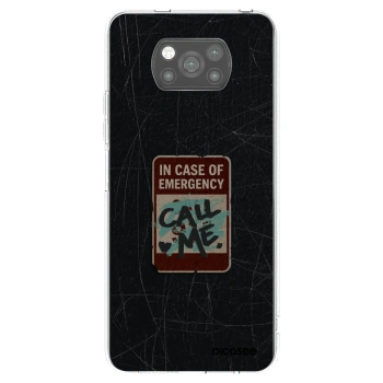Picasee silikonový černý obal pro Xiaomi Poco X3 Pro - EMERGENCY