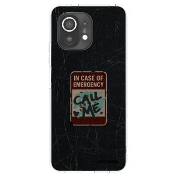 Picasee silikonový průhledný obal pro Xiaomi Mi 11 - EMERGENCY