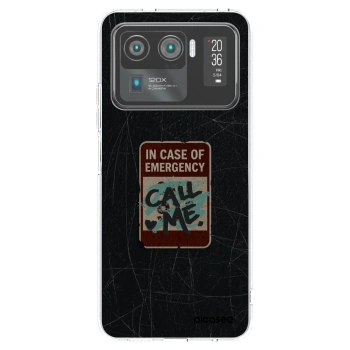 Picasee silikonový průhledný obal pro Xiaomi Mi 11 Ultra - EMERGENCY