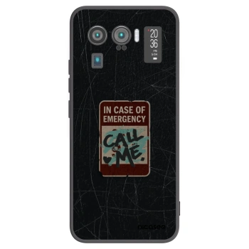 Picasee silikonový černý obal pro Xiaomi Mi 11 Ultra - EMERGENCY