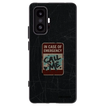 Picasee silikonový černý obal pro Xiaomi 11T - EMERGENCY