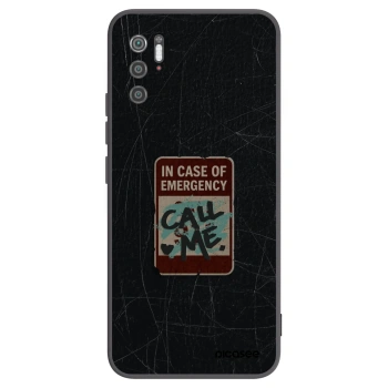 Picasee silikonový černý obal pro Xiaomi Poco M3 Pro 5G - EMERGENCY