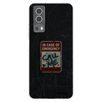 Picasee silikonový průhledný obal pro Vivo Y72 5G - EMERGENCY