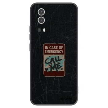 Picasee silikonový černý obal pro Vivo Y72 5G - EMERGENCY