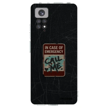 Picasee silikonový průhledný obal pro Xiaomi Redmi Note 11 - EMERGENCY