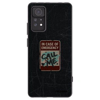 Picasee silikonový černý obal pro Xiaomi Redmi Note 11 Pro - EMERGENCY