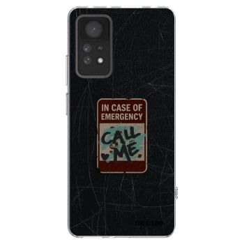 Picasee silikonový průhledný obal pro Xiaomi Redmi Note 11 Pro - EMERGENCY