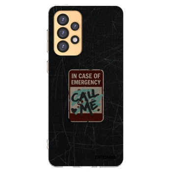 Picasee silikonový průhledný obal pro Samsung Galaxy A33 5G A336 - EMERGENCY