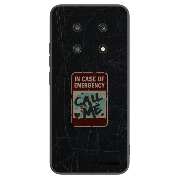 Picasee silikonový černý obal pro Honor Magic4 Lite 5G - EMERGENCY