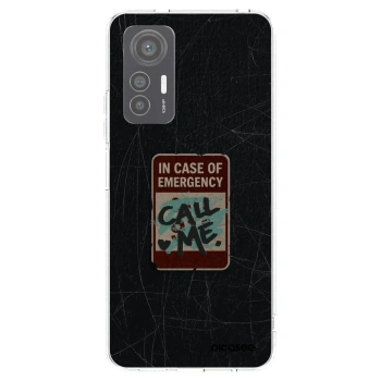 Picasee silikonový průhledný obal pro Xiaomi 12 Lite - EMERGENCY