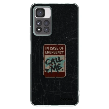 Picasee silikonový průhledný obal pro Xiaomi Redmi Note 11 Pro+ 5G - EMERGENCY