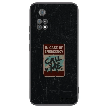 Picasee silikonový černý obal pro Xiaomi Poco M4 Pro - EMERGENCY