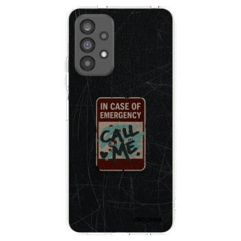 Picasee silikonový průhledný obal pro Samsung Galaxy A73 5G - EMERGENCY
