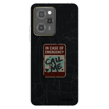 Picasee silikonový průhledný obal pro Xiaomi Poco X5 Pro - EMERGENCY