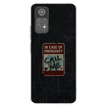 Picasee silikonový průhledný obal pro Xiaomi Redmi Note 11S 5G - EMERGENCY