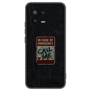 Picasee silikonový černý obal pro Xiaomi 13 Pro - EMERGENCY