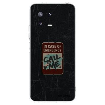 Picasee silikonový průhledný obal pro Xiaomi 13 Pro - EMERGENCY