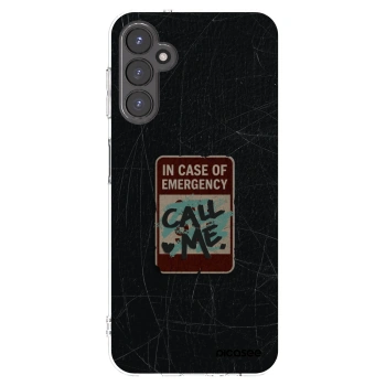Picasee silikonový průhledný obal pro Samsung Galaxy A14 4G A145R - EMERGENCY