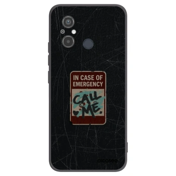 Picasee silikonový černý obal pro Xiaomi Redmi 12C - EMERGENCY