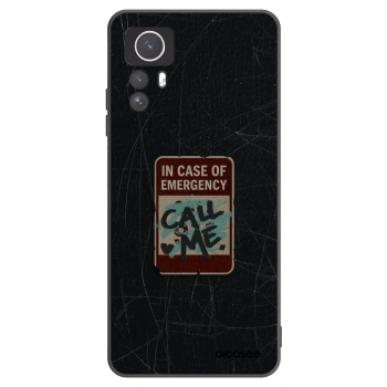 Picasee silikonový černý obal pro Xiaomi Redmi Note 12S - EMERGENCY