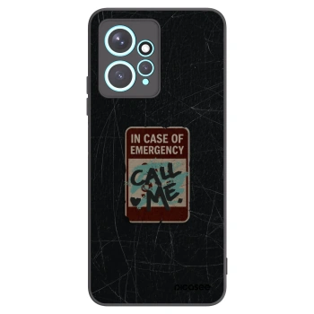 Picasee silikonový černý obal pro Xiaomi Redmi Note 12 4G - EMERGENCY