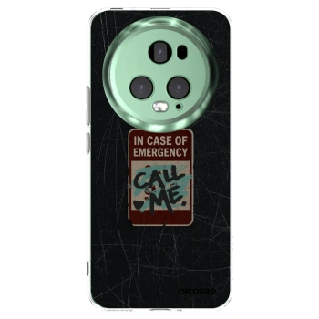 Picasee silikonový průhledný obal pro Honor Magic5 Pro - EMERGENCY
