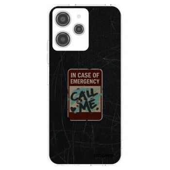 Picasee silikonový průhledný obal pro Xiaomi Redmi 12 4G - EMERGENCY