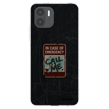 Picasee silikonový průhledný obal pro Xiaomi Redmi A2 - EMERGENCY