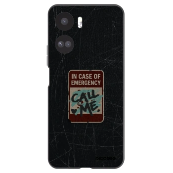 Picasee silikonový černý obal pro Honor 90 Lite 5G - EMERGENCY