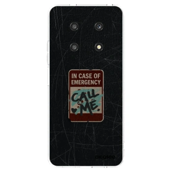 Picasee silikonový průhledný obal pro Honor Magic4 Lite 5G - EMERGENCY