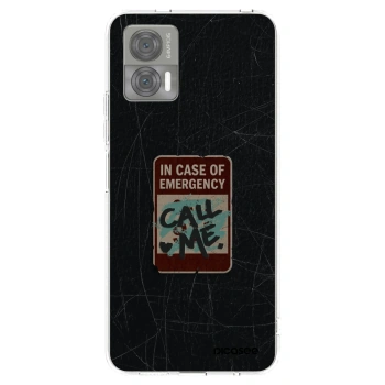 Picasee silikonový průhledný obal pro Motorola Edge 30 Neo - EMERGENCY