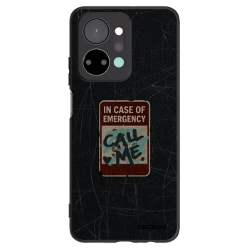 Picasee silikonový černý obal pro Honor X7a - EMERGENCY