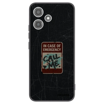 Picasee silikonový černý obal pro Xiaomi Redmi 12 5G - EMERGENCY