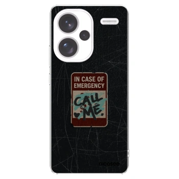 Picasee silikonový průhledný obal pro Xiaomi Redmi Note 13 Pro+ 5G - EMERGENCY