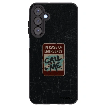 Picasee silikonový černý obal pro Samsung Galaxy A25 A256B 5G - EMERGENCY
