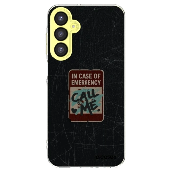 Picasee silikonový průhledný obal pro Samsung Galaxy A25 A256B 5G - EMERGENCY