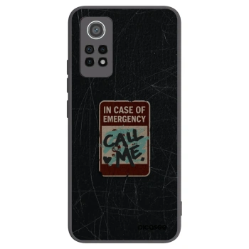 Picasee silikonový černý obal pro Xiaomi Redmi Note 12 Pro 4G - EMERGENCY