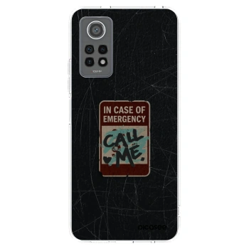 Picasee silikonový průhledný obal pro Xiaomi Redmi Note 12 Pro 4G - EMERGENCY