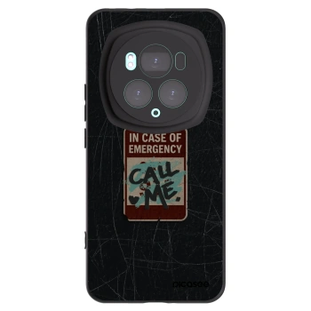 Picasee silikonový černý obal pro Honor Magic6 Pro - EMERGENCY
