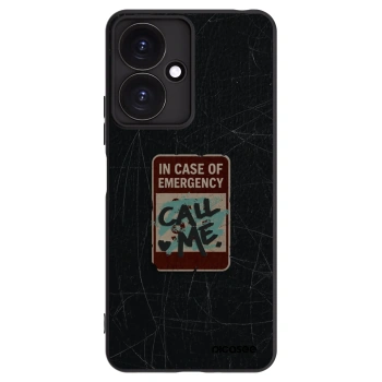 Picasee silikonový černý obal pro Xiaomi Redmi 13C 5G - EMERGENCY