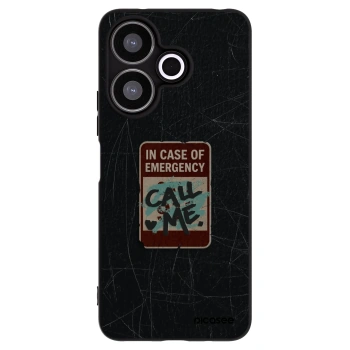 Picasee silikonový černý obal pro Xiaomi Redmi 13 4G - EMERGENCY