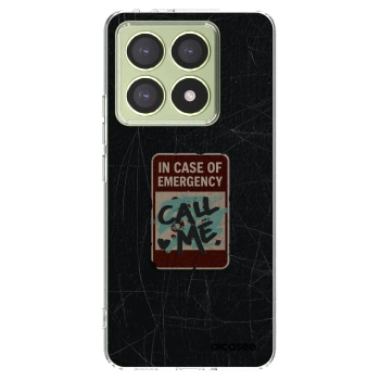 Picasee silikonový průhledný obal pro Xiaomi 14T - EMERGENCY